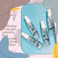 (Mẫu dùng thử) Xịt khoáng tế bào gốc cho da treatment Laksmira Real Hyaluronic Plant Stem Mist 50ml