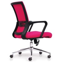 MẪU GHẾ LÀM VIỆC MÀU HỒNG - MUA GHẾ CÔNG THÁI HỌC TP HCM CAO CẤP ĐẸP FUJI 01