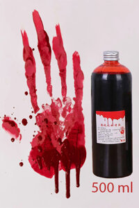 Máu Giả Hoá Trang Chai 500Ml Siêu To Khổng Lồ