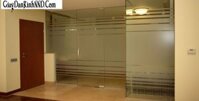 Mẫu giấy dán kính mờ văn phòng số 8