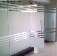 Mẫu giấy dán kính mờ văn phòng số 12