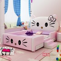 Mẫu giường hello kitty cho bé gái GCB144