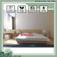 Mẫu Giường Ngủ Thấp Đẹp - Đóng Giường Ngủ Kiểu Nhật Giá Rẻ