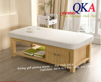 Mẫu giường spa gỗ đẹp