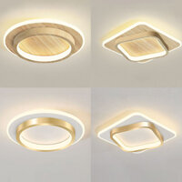 MÀU GỖ ĐÈN ỐP TRẦN ĐÈN LED GẮN TRẦN NHÀ TRANG TRÍ PHÒNG KHÁCH / NHÀ BẾP / PHÒNG ĂN / PHÒNG NGỦ