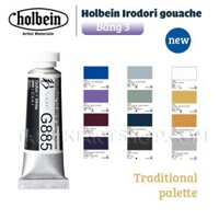 Màu Gouache Holbein Irodori lẻ 15ml (Bảng 3)
