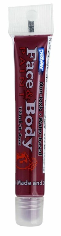 Màu Hóa Trang Máu Giả Dạng Tuýp 12ml – Fake Blood Face Paint 12ml Tube – Derivan