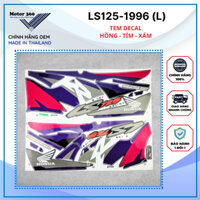 (MÀU HỒNG TÍM) TEM DECAL LS125-1996 (L) - Chính hãng OEM - Thái