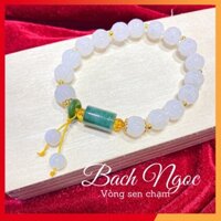 Mẫu hottrend Vòng tay đa măt trăng chạm khắc bông sen hàng thiết kế xuất sắc được giới chị em yêu thích. khách hàng ưa c