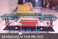 Mẫu kệ hộp, kệ tivi kính cường lực