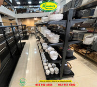 Mẫu kệ trưng bày Chén bát đĩa