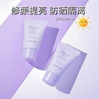 Mẫu Kem Nền Tím Mới Laneige 10ml, Kem Nền Sửa Chữa, Dưỡng Ẩm, Che Khuyết Điểm, Kem Chống Nắng, Làm Sáng Da