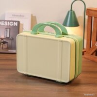 Màu kẹo tương phản vali phong cách cổ tích hộp quà tặng màu sắc rõ ràng vali vali mini dây kéo