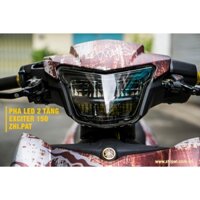 MÀU KHÓI - Pha led 2 tầng zhi.pat Ex150 - Đen (khói) - chính hãng zhipat Seido