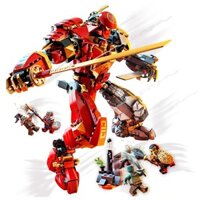 Mẫu lắp ráp Mô hinh Người khổng lồ đá lửa của Kai  4026  Ninjago Fire Stone Mecha Robot Season