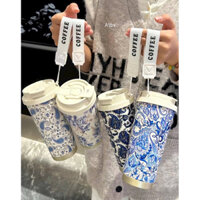 Mẫu Ly giữ nhiệt dung tích 500ml inox 316 có dây quai xách