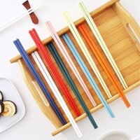 Màu Macron Nhật Bản Cao Cấp Hộ Gia Đình Gốm Đũa Màu Men Chống Sữa Kháng Khuẩn Dễ Dàng Vệ Sinh Thân Thiện Với Môi Trường Đũa Chịu Nhiệt Độ Cao
