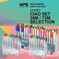 Màu Marker Copic Ciao Set 36 màu, 72 màu [Chính hãng độc quyền]
