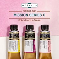 Màu Mijello GOLD MISSION tuýp lẻ bảng SERIES C (15ml)