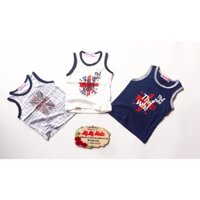 {Mẫu Mới } Áo Ba Lỗ Bé Trai Sành Điệu (Combo 3 Bộ 100K, 8-23Kg)