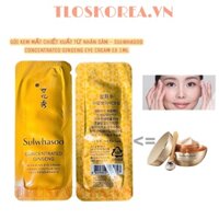 [Mẫu Mới] 10 Gói Sample Kem Mắt Sulwhasoo Từ Nhâm Sâm Cô Đặc  Concentrated Ginseng Renewing Eye Cream - Chống Lão Nhăn