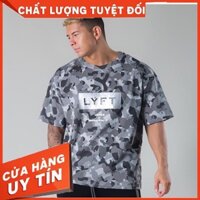 [Mẫu mỡi 2022] Áo thun tập gym nam LVFT form rộng cao Cấp