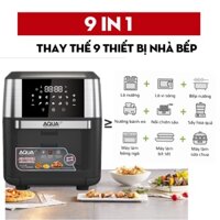 [mẫu mới 2022] Nồi chiên không dầu Aqua 12L dung tích khủng - Nồi chiên Aqua chính hãng
