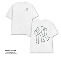 [MẪU MỚI 2024] Áo Thun NYC New Era, Áo thun MLB unisex cổ tròn tay ngắn Basic vải cotton 100% - AC396