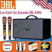 MẪU MỚI 2024  | LOA Xách Tay Karaoke JBL K900 Kèm 2 Micro Cao Cấp , Chống Hú, Loa Treble Trong Trẻo