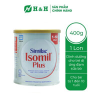 [Mẫu mới 2024] Sữa cho trẻ dị ứng đạm sữa bò Similac Isomil Plus (400g)