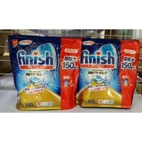 [Mẫu mới 2024] Viên rửa chén bát Finish Power Cube 150 viên + Tặng viên Finish