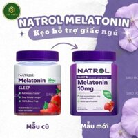 MẪU MỚI 2025 Kẹo dẻo giúp ngủ ngon Melatonin 10mg 90 viên của Natrol Gum