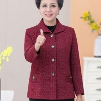 [Mẫu mới] Áo khoác mỏng xuân thu cho mẹ trung niên và người già, quần áo chống nắng mùa hè cho nữ,