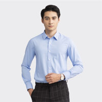 [MẪU MỚI] Áo sơ mi nam dài tay ARISTINO phom slim fit ôm vừa vặn, màu xanh lịch lãm và ấn tượng  - ALS28202