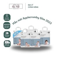 (Mẫu mới) Bỉm Dán/Quần cao cấp Applecrumby Slim "Slimdry Easyday" Malay siêu mềm mỏng đủ size S21/M19/L17/XL15/XXL13