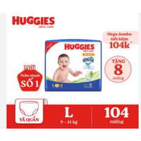 (MẪU MỚI) BỈM HUGGIES TÃ QUẦN VÀ DÁN M74 /L68/XL62/XXL56