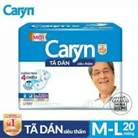 (Mẫu mới) bỉm người già, Caryn dán M/L20(L20)