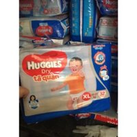 Mẫu mới - Bỉm quần Huggies M42(6-11kg),L38,XL34,XXL30