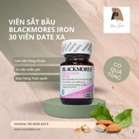 [MẪU MỚI] Blackmore sắt bầu pregnancy iron 30 viên
