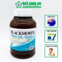 (Mẫu Mới) Blackmores Fish Oil Odourless 1000mg Hộp 400 viên, Viên Bổ Sung Omega 3 không mùi tanh