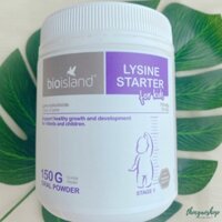 ✓[Mẫu mới] Bột tăng chiều cao Bioisland Lysine starter for kids 150gr và step up youth 60 viên Úc