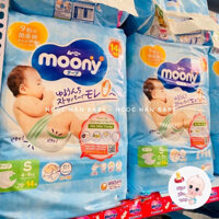(Mẫu mới-Chính hãng) Bỉm quần, Tã dán Moony NB90, S84, M64, L44, XL38 đủ size cho bé từ sơ sinh
