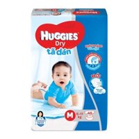 [Mẫu mới có đệm mây] Tã Dán Huggies Dry S56 M48, L42, XL38