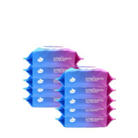 [Mẫu Mới] COMBO 10 khăn ướt Wesser không mùi cho bé - Xuất Hàn