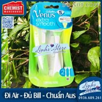 MẪU MỚI 💎 Dao cạo nữ 5 lưỡi Gillette Venus Embrace Disposable Razors 2 Pack