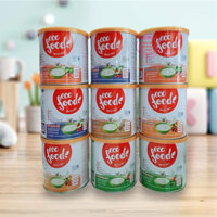 (Mẫu mới-Date 2026) Bột ăn dặm EcoFood vị Gạo sữa, Rau củ, Heo, Bò hộp 250g