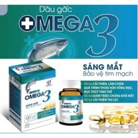Mẫu mới Dầu Gấc Omega 3 Gold tốt cho da mắt tim gan xương khớp não hoạt huyết 60 viên