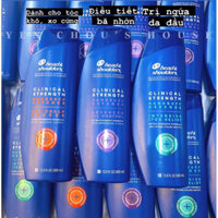 Mẫu Mới Dầu gội Head and Shoulders của Mỹ 2 in 1 chống gàu và dưỡng ẩm tóc 400ml