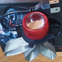 (MẪU MỚI) Đèn pha xe máy, đèn bi cầu có đuôi công tản nhiệt,đèn chân h4, ánh sáng cos vàng phá sương, siêu sáng-DLBCV