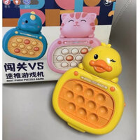 (mẫu mới) Đồ chơi Popit điện tử, giúp bạn xả stress, đồ chơi bấm tay rèn luyện sự nhanh tay nhanh mắt